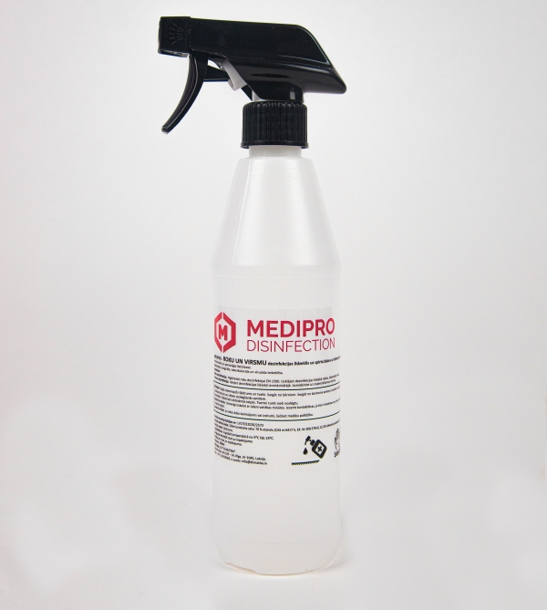Roku un virsmu dezinfekcijas līdzeklis Medirpo 500ml Spray